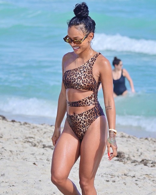 ESC: Winter Bikinis, Karrueche Tran